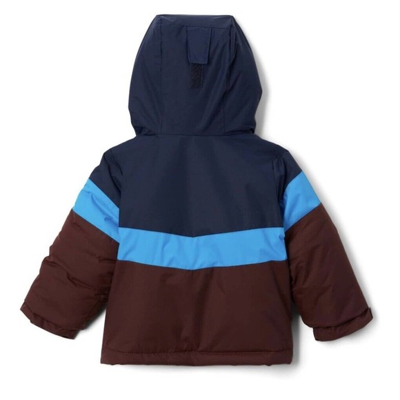 Columbia Youth Boys Lightning Lift II Jacket, Navy Blue Maroon Kids Small - Picture 5 of 6